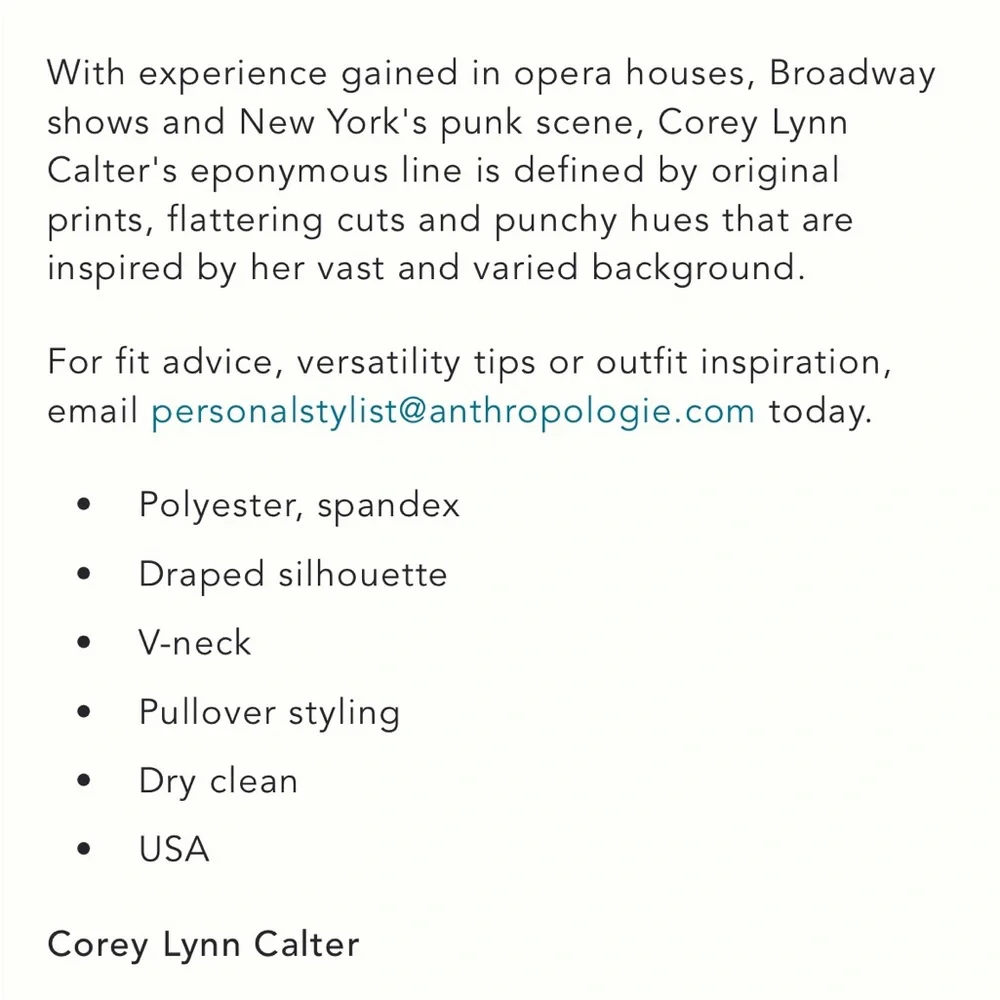 Corey Lynn Calter Anthropologie Blue Velvet Dress - Picture 6 of 7